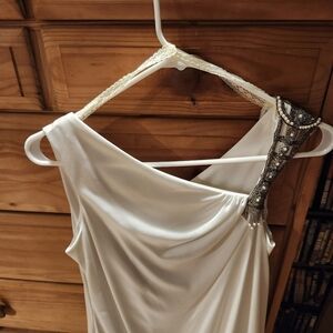 White prom/wedding/evening dress